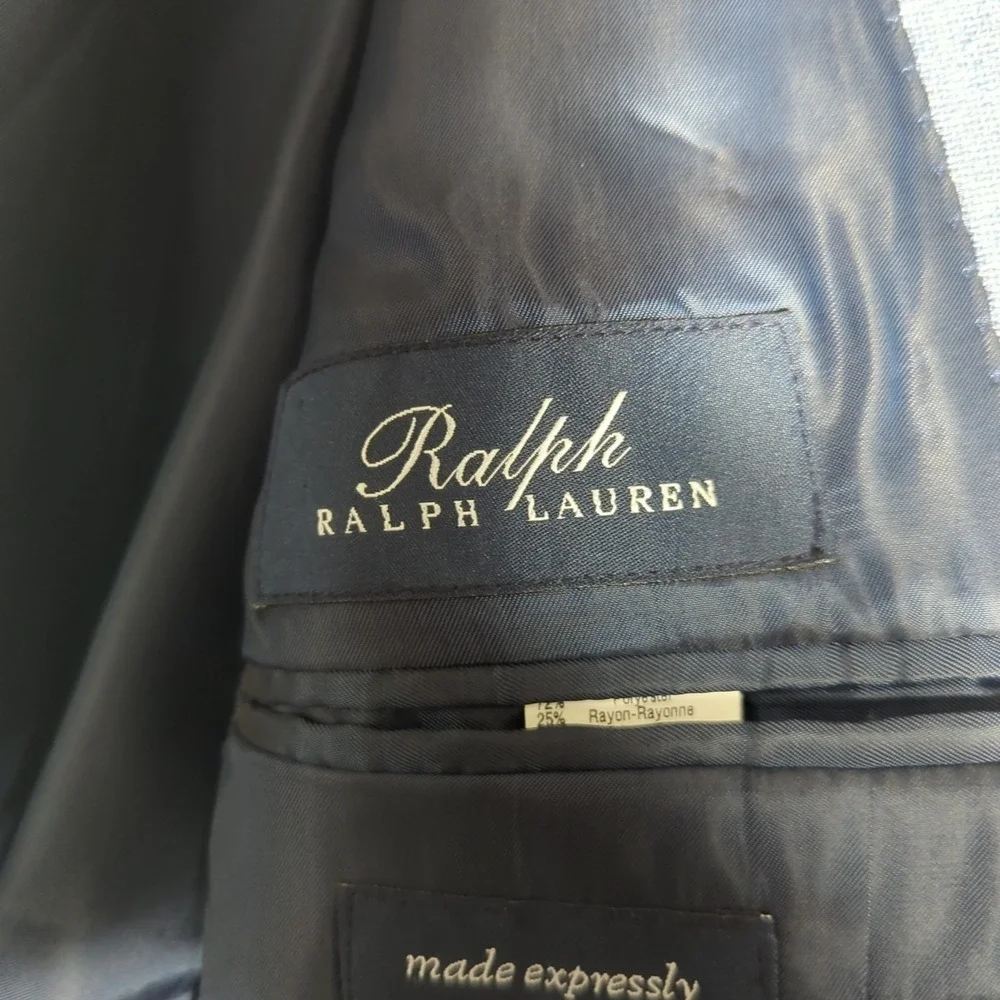 Ralph Ralph Lauren Mens 43R Blue Linen‎ Blend Blazer Sport Coat Dillard's Canada